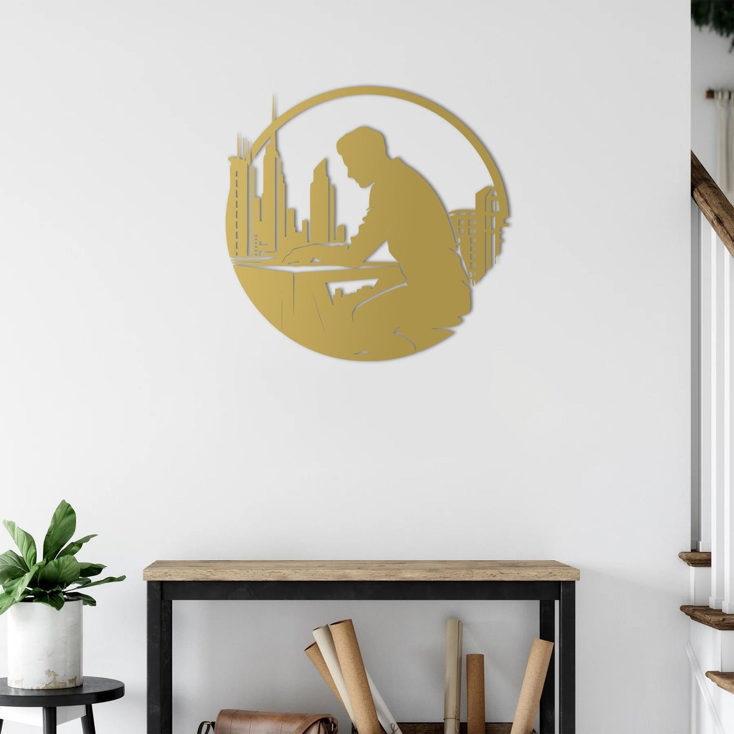 Architect of the City – Metal Painting