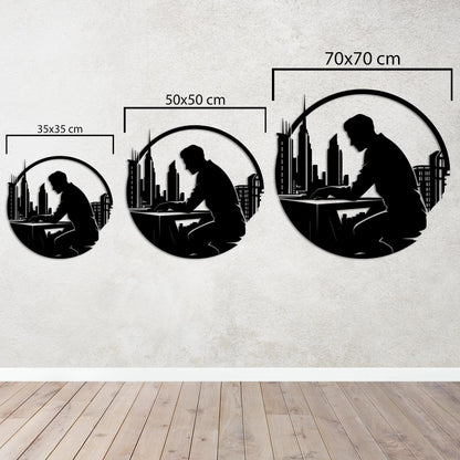 Architect of the City – Metal Painting
