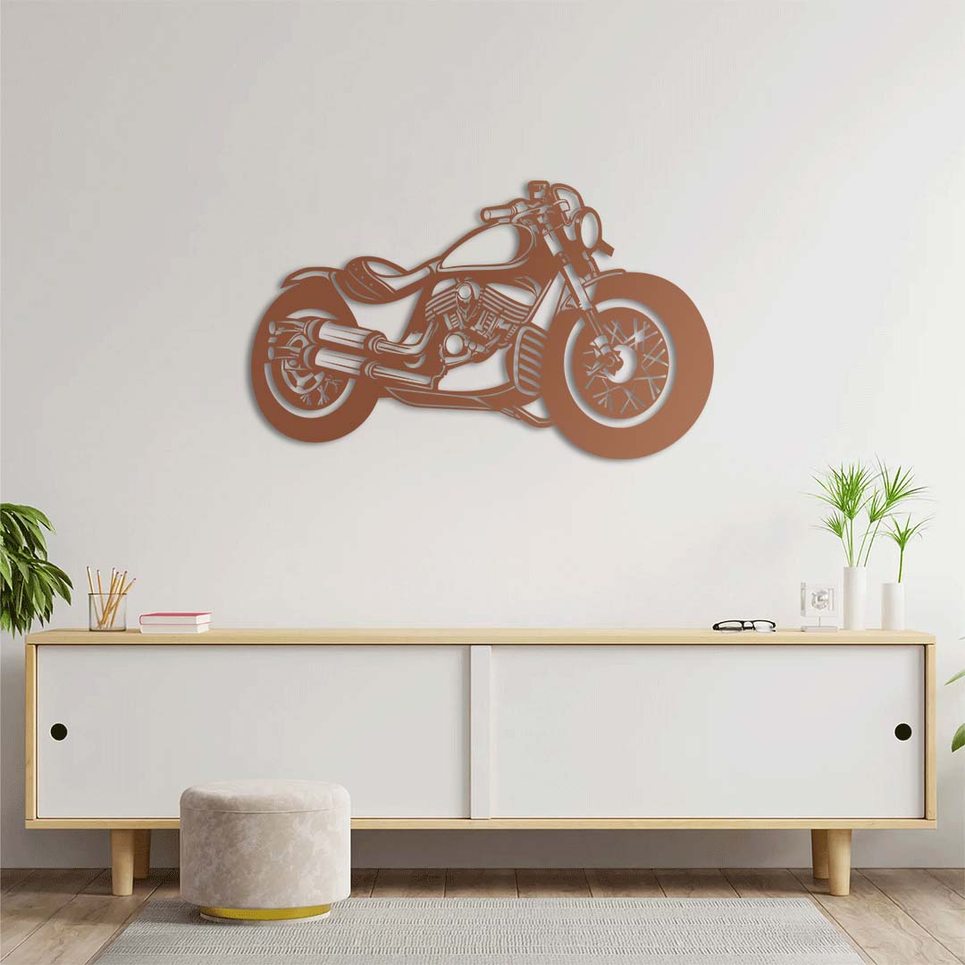 Chopper Ruh – Metal Motosiklet Duvar Dekoru