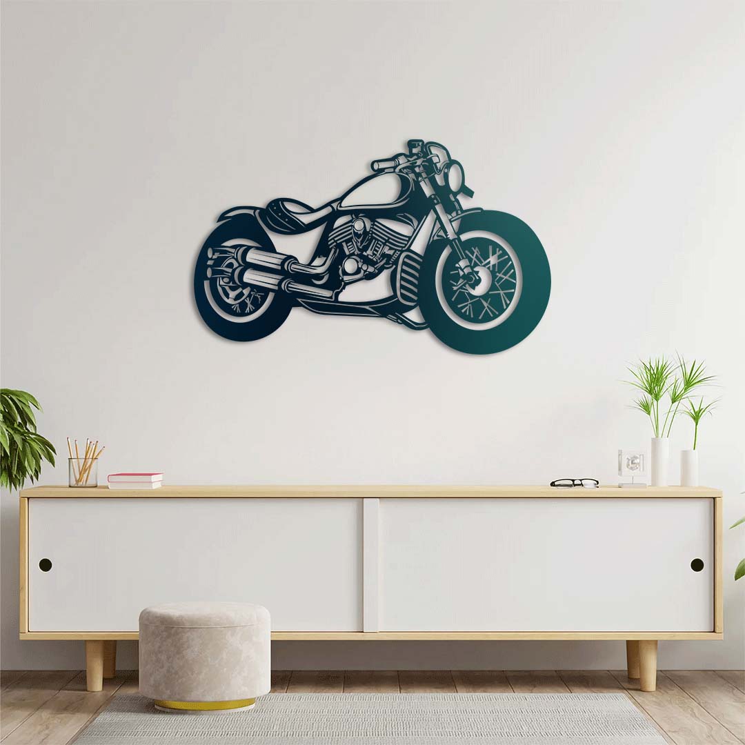 Chopper Ruh – Metal Motosiklet Duvar Dekoru