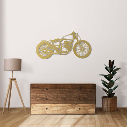 Classic Bobber – Metal Motorcycle Wall Decor