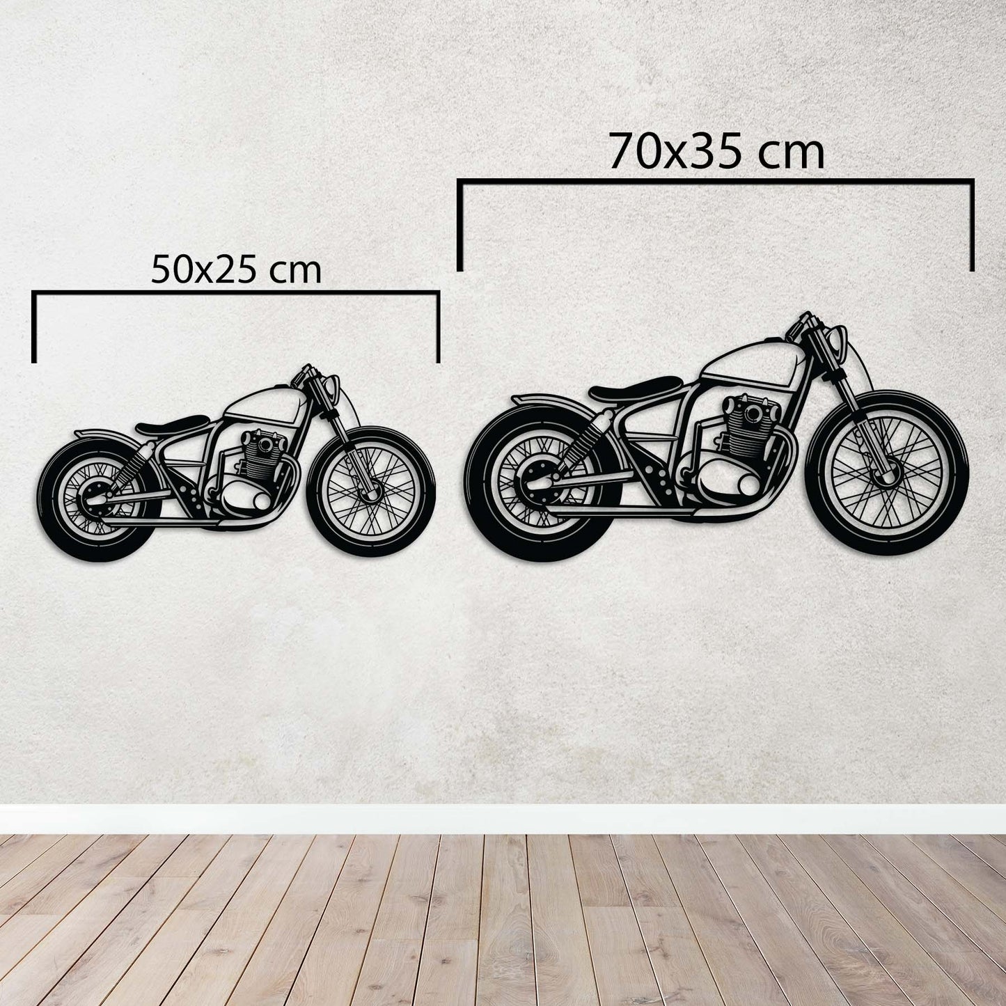 Classic Bobber – Metal Motorcycle Wall Decor