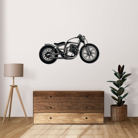 Classic Bobber – Metal Motorcycle Wall Decor