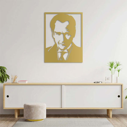 Mustafa Kemal Atatürk Metal Tablo