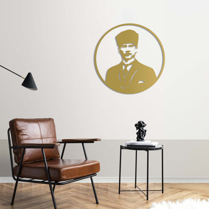 Ölümsüz Lider: Atatürk Metal Tablo