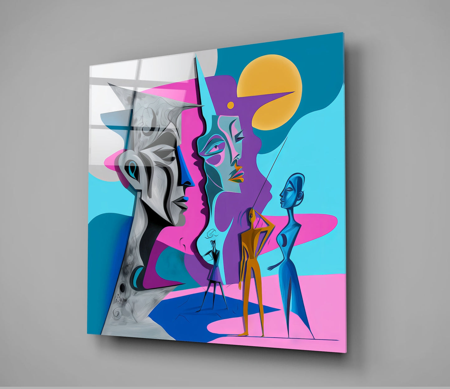 Picasso'Nun Zihni Cam Tablo || Tasarımcı Koleksiyonu