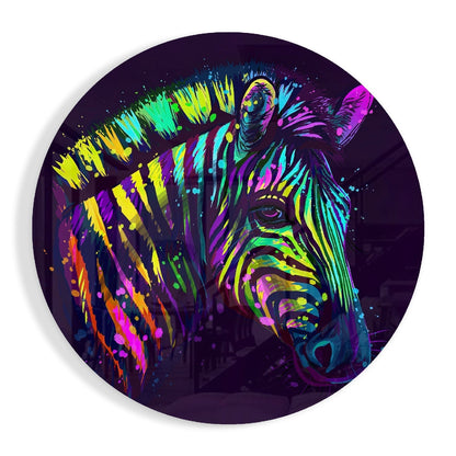Renkli Zebra Cam Tablo