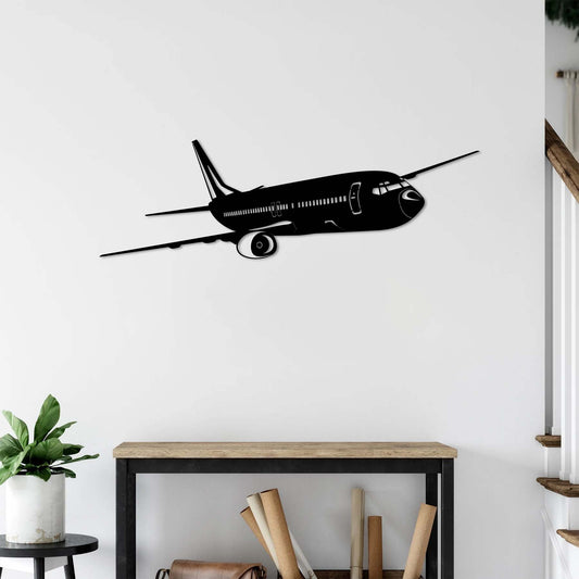 Uçak Boeing B737 – Metal Tablo