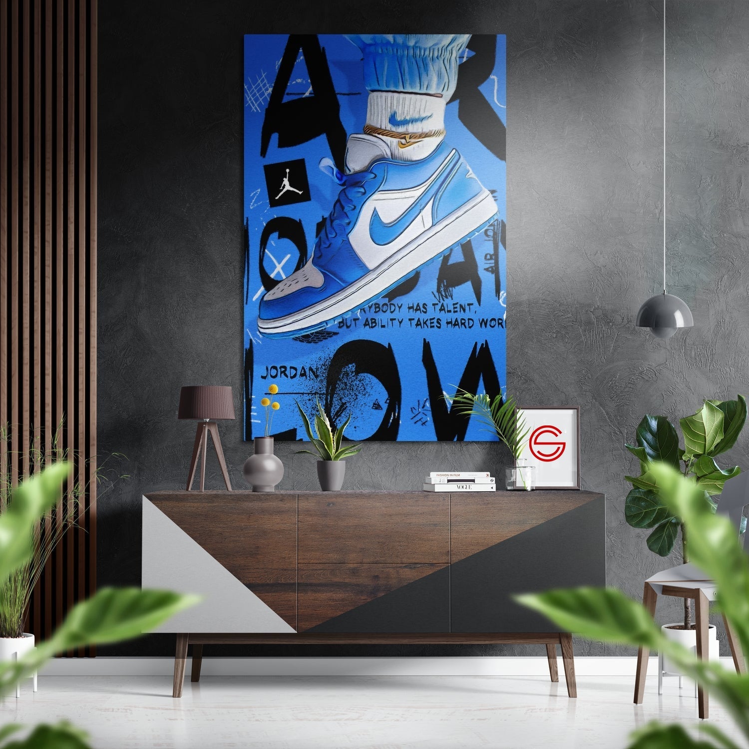 Air Jordan Fırçalı Metalik Alu-Dibond