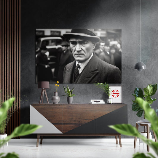 Atatürk Fırçalı Metalik Alu-Dibond