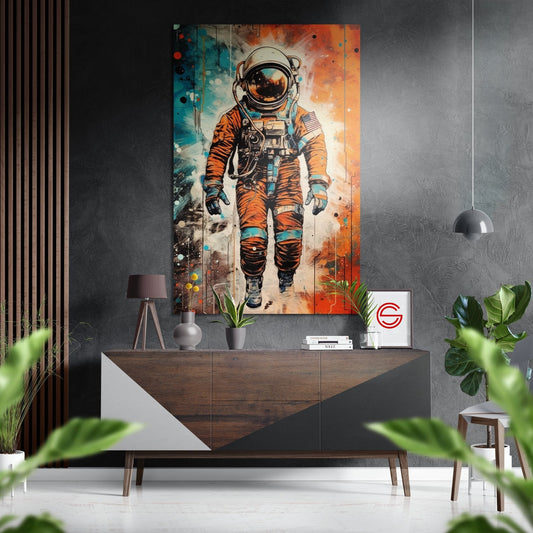 Astronot Fırçalı Metalik Alu-Dibond