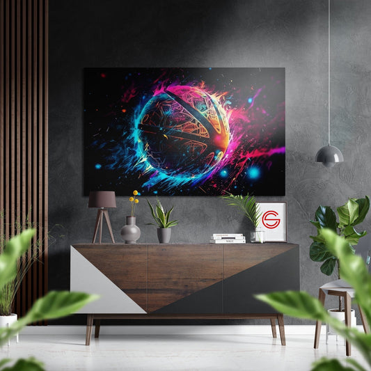 Neon Topu Fırçalı Metalik Alu-Dibond