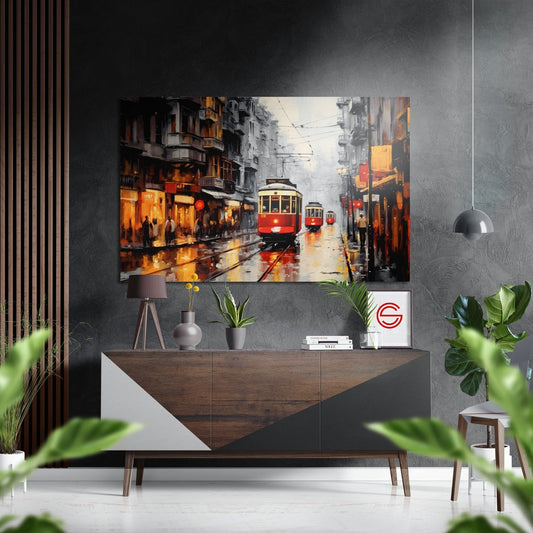 Tramvay Fırçalı Metalik Alu-Dibond