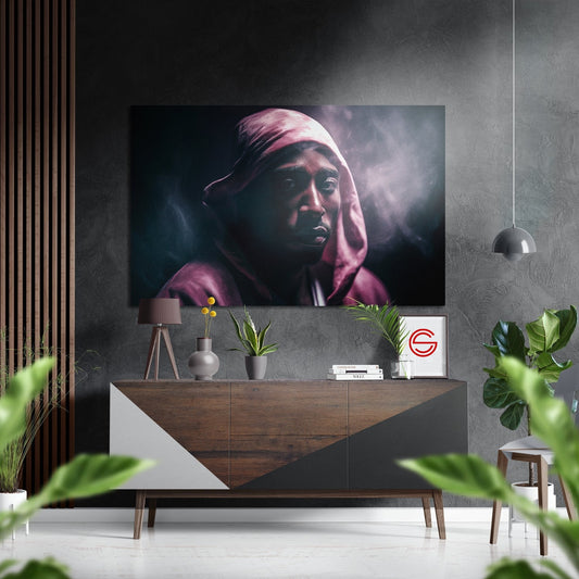 Tupac Fırçalı Metalik Alu-Dibond