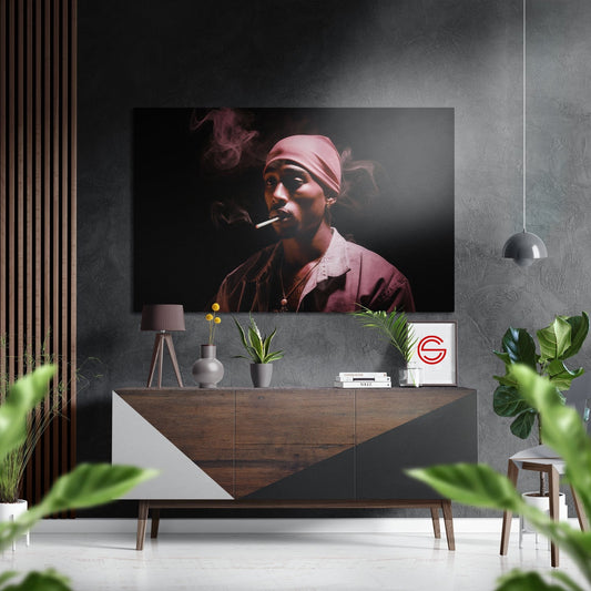 Tupac Fırçalı Metalik Alu-Dibond