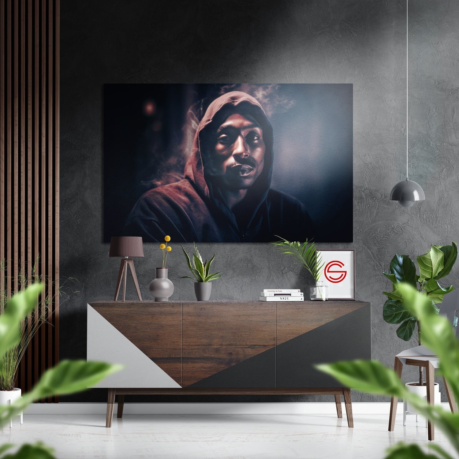Tupac Fırçalı Metalik Alu-Dibond