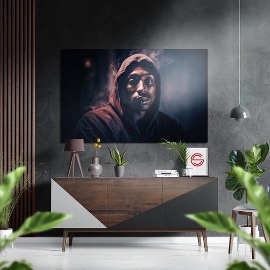Tupac Fırçalı Metalik Alu-Dibond