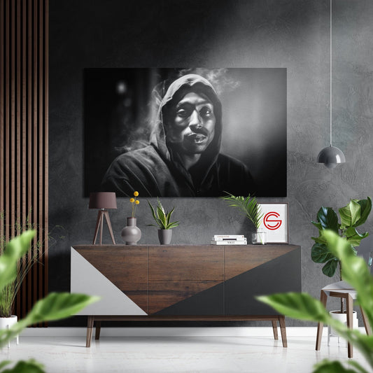 Tupac Fırçalı Metalik Alu-Dibond