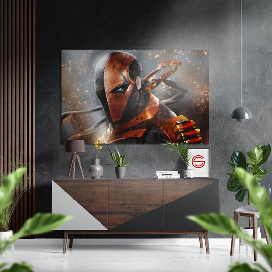 Deathstroke Fırçalı Metalik Alu-Dibond