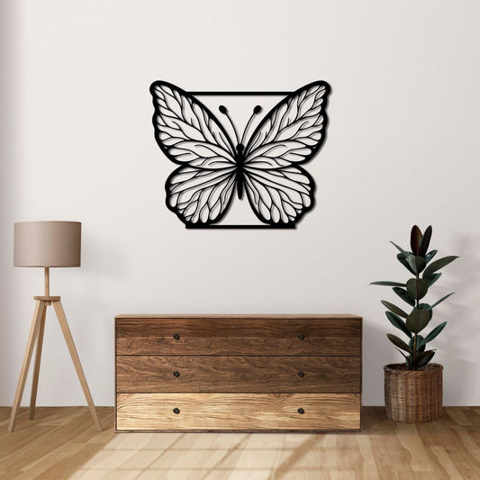 Elegant Butterfly Metal Painting