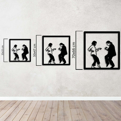Black Dance – Cult Squares Series Metal Painting