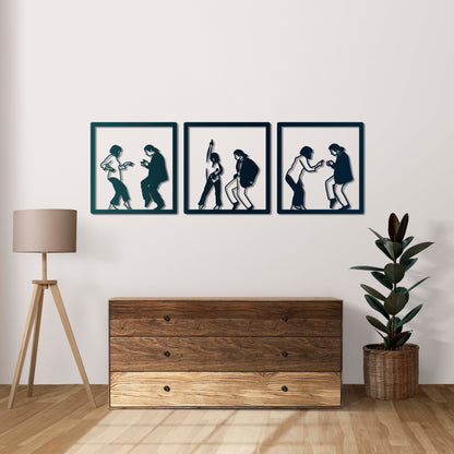 Black Dance – Cult Squares Series Metal Painting