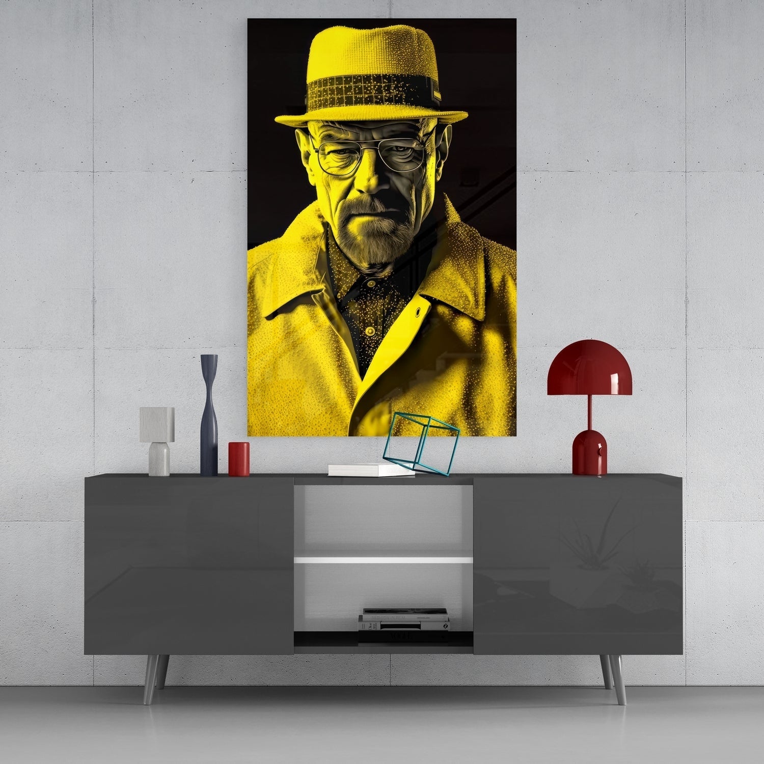 Heisenberg Cam Tablo || Tasarımcı Koleksiyonu