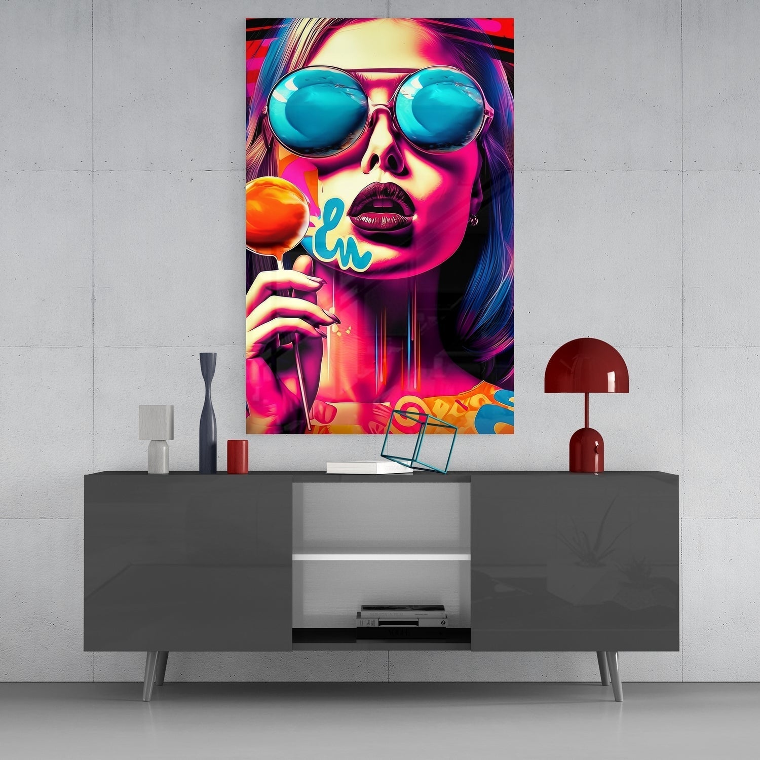 Lolipop Cam Tablo || Tasarımcı Koleksiyonu
