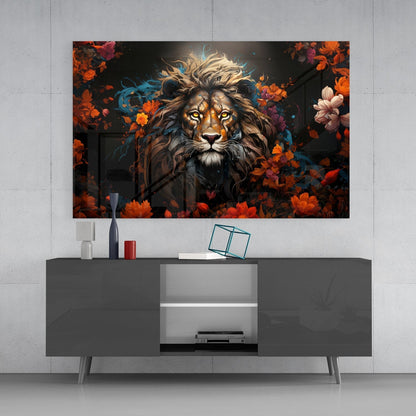 Aslan Cam Tablo || Tasarımcı Koleksiyonu