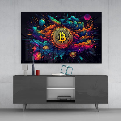 Bitcoin Cam Tablo || Tasarımcı Koleksiyonu