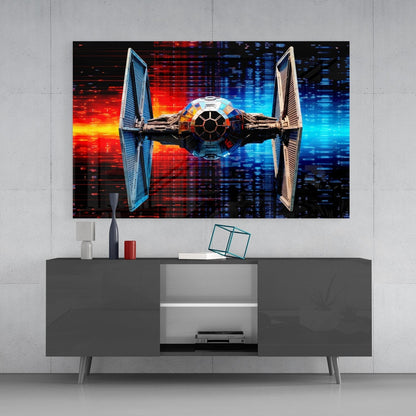 Tie Fighter Cam Tablo || Tasarımcı Koleksiyonu