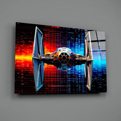 Tie Fighter Cam Tablo || Tasarımcı Koleksiyonu
