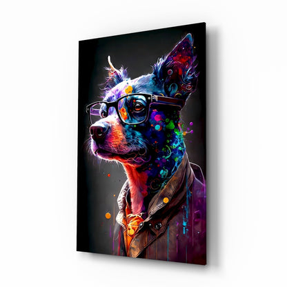 Köpek Vogue'U Cam Tablo
