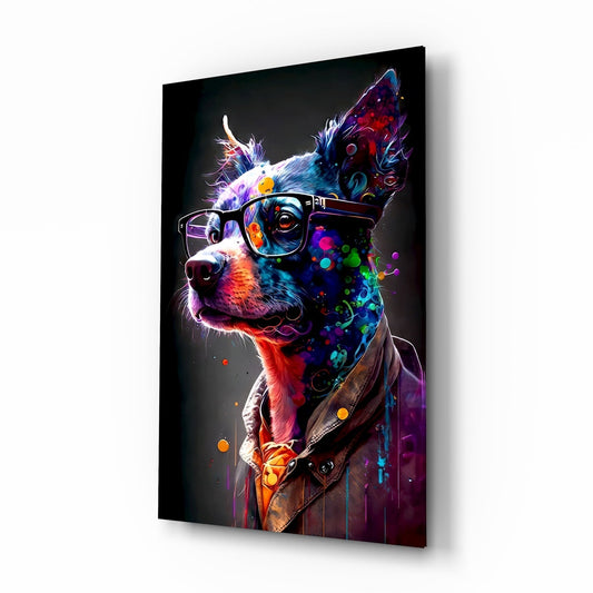 Köpek Vogue'U Cam Tablo