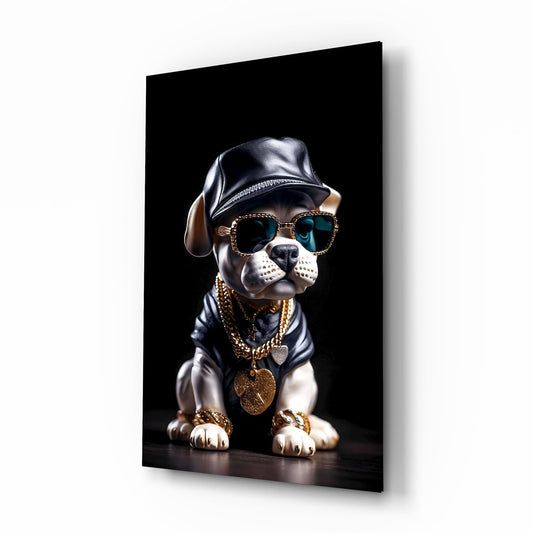 Köpek Vogue'U Cam Tablo