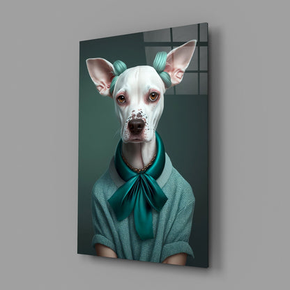 Köpek Vogue'U Cam Tablo