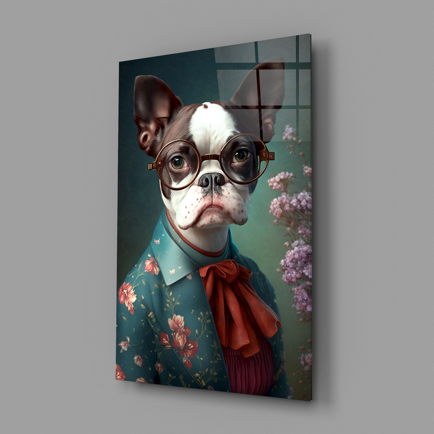 Köpek Vogue'U Cam Tablo