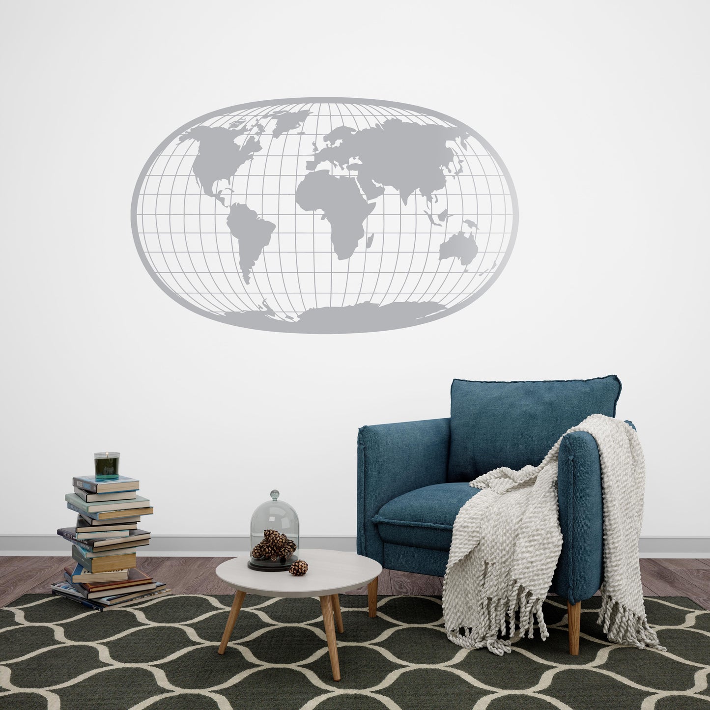 Global Perspective – Metal World Map Wall Decor