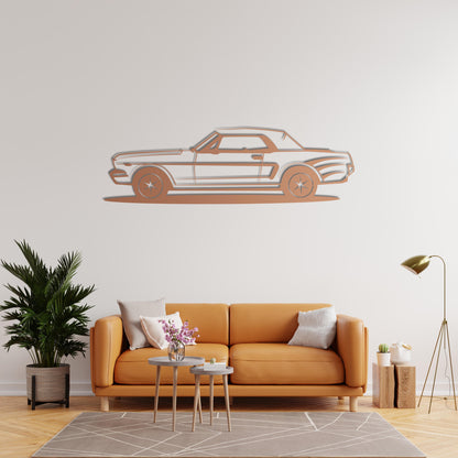 Klasik Mustang – Araba Metal Tablo