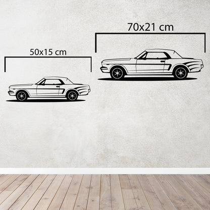 Klasik Mustang – Araba Metal Tablo