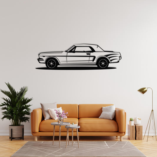 Klasik Mustang – Araba Metal Tablo