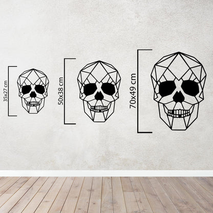 Geometric Skull – Metal Painting