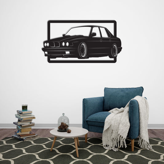 Klasik BMW E30 – Araba Metal Tablo