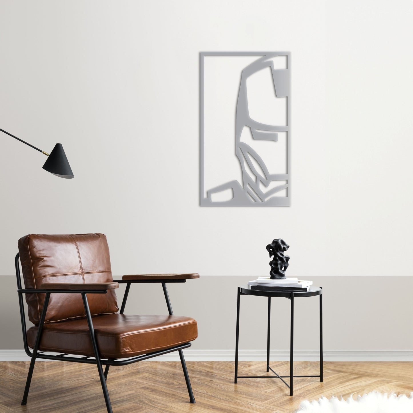 Gizemli Zırh Metal Tablo