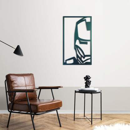 Gizemli Zırh Metal Tablo