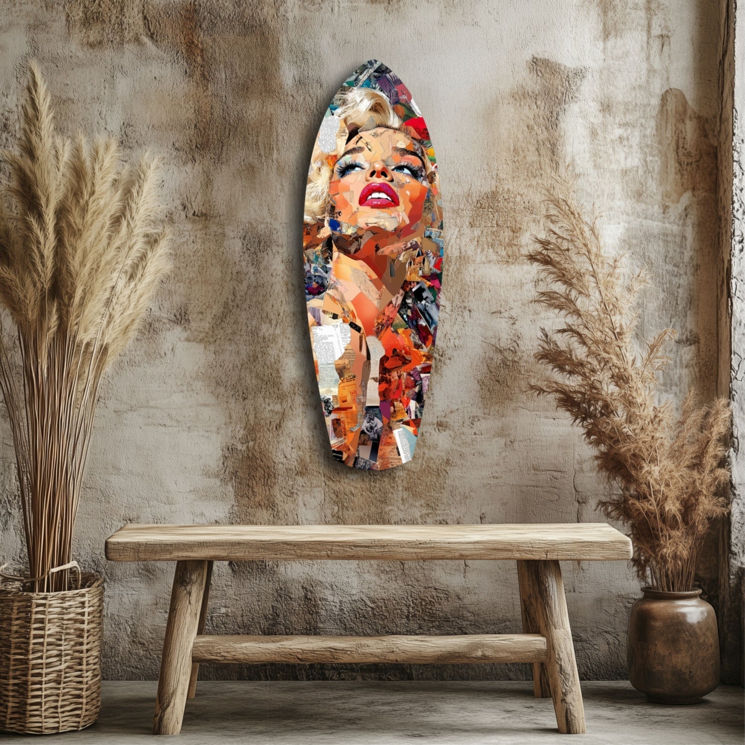 Marilyn Monroe En Parlak Yıldız Cam Tablo