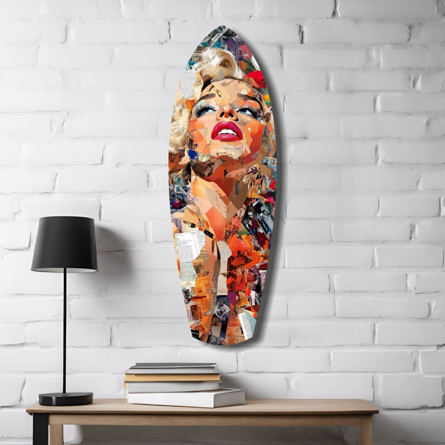 Marilyn Monroe En Parlak Yıldız Cam Tablo