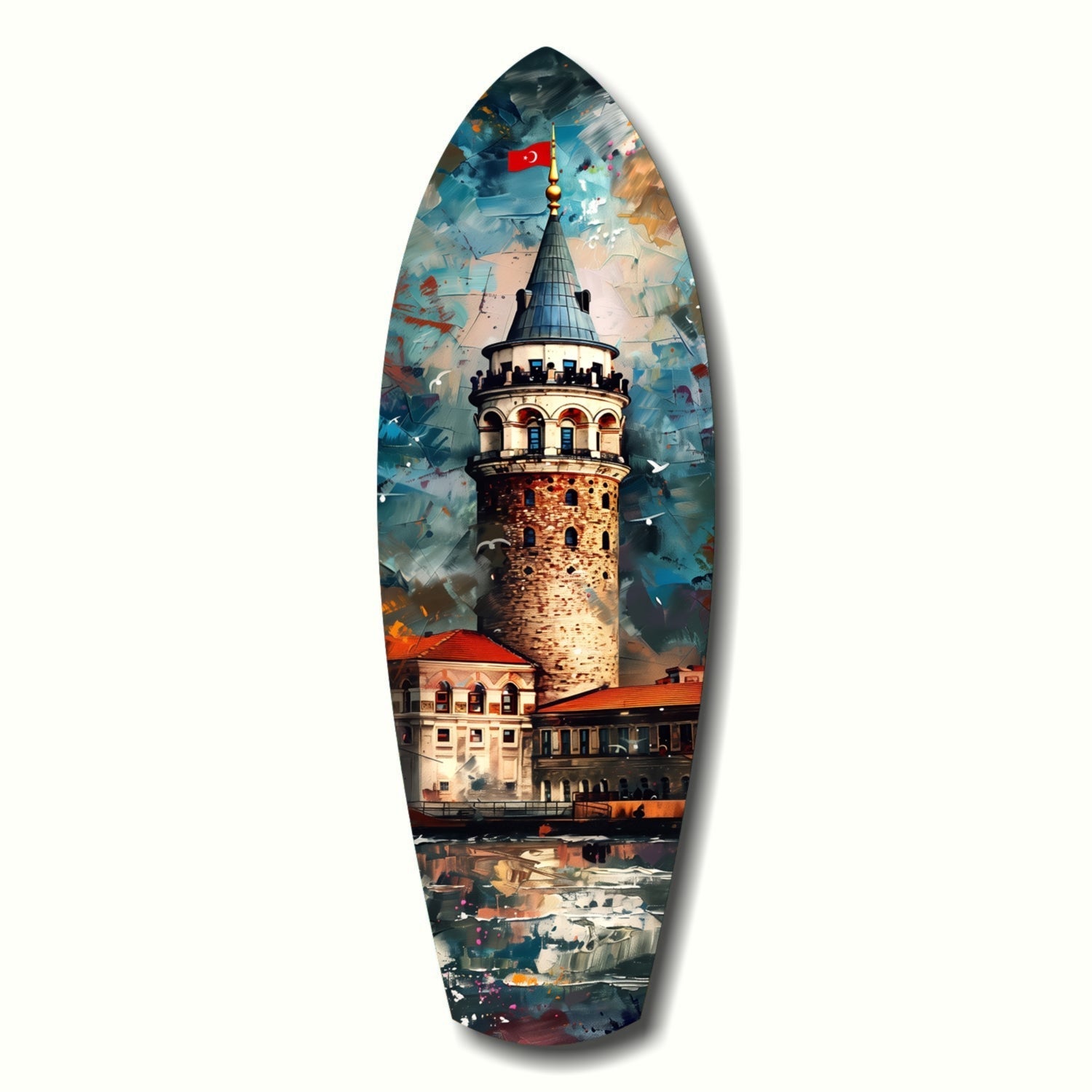 Galata Kulesi Cam Tablo