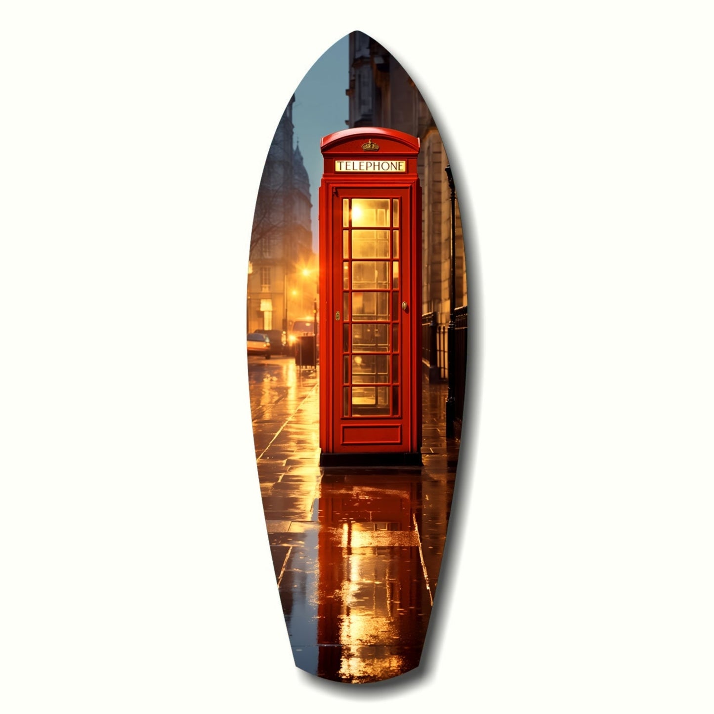 Londra Telefon Kulübesi Cam Tablo