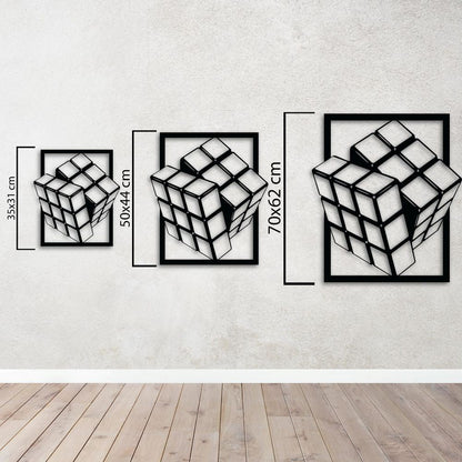 Mind Cube Metal Painting